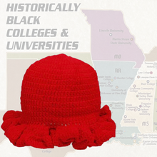 Load image into Gallery viewer, RED CROCHET BUCKET HAT
