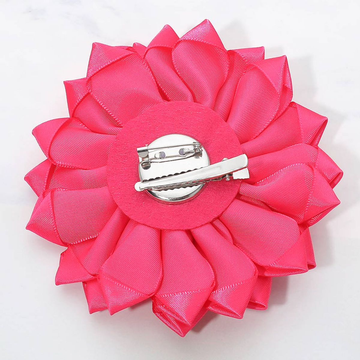 PINK PASSION BLOOM BROOCH & HAIR PIN