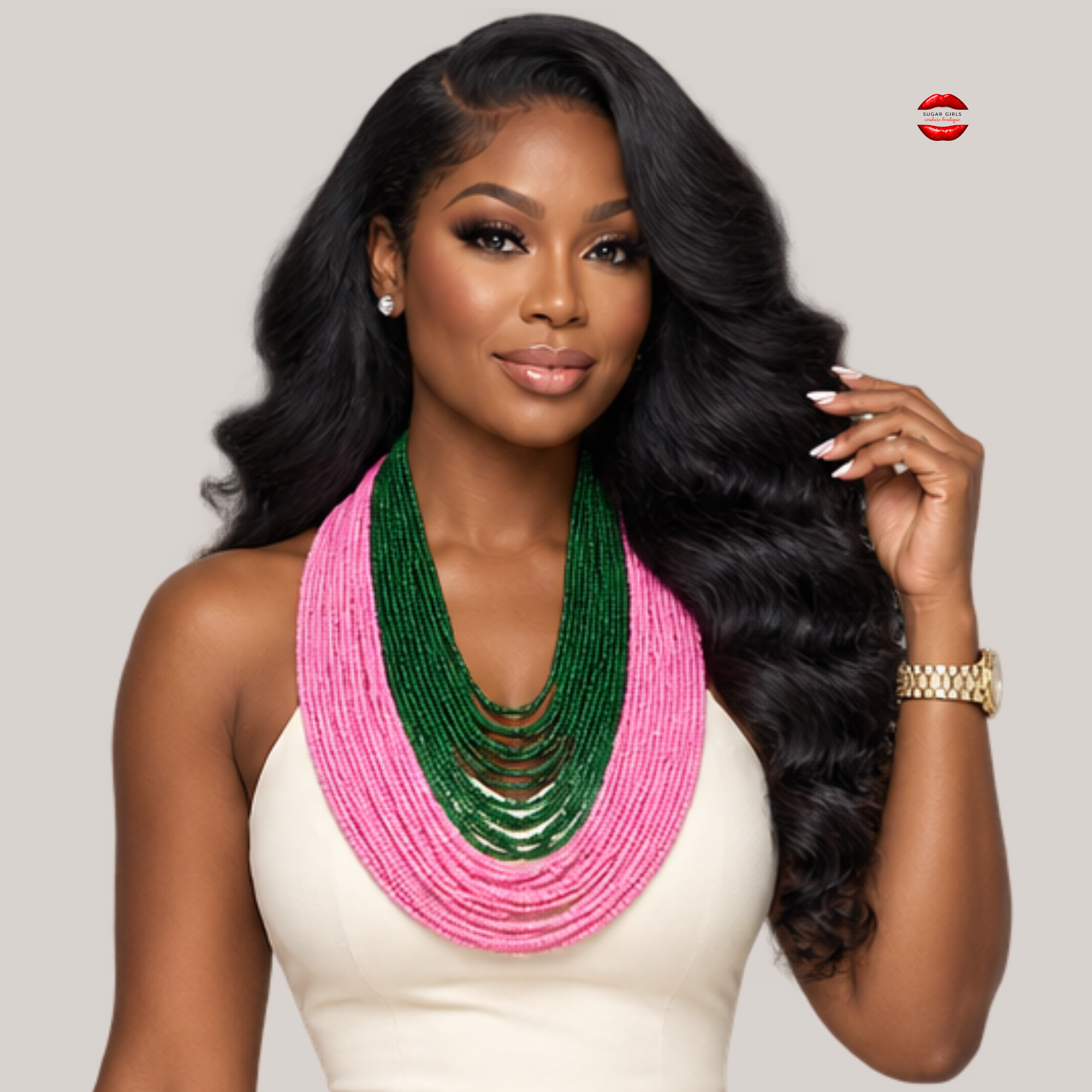 100-STRAND PG NECKLACE