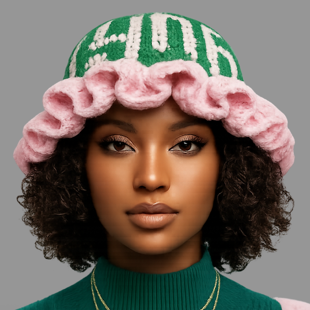 PINK CROCHET BUCKET HAT