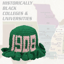 Load image into Gallery viewer, GREEN CROCHET BUCKET HAT