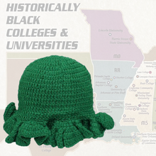 Load image into Gallery viewer, GREEN CROCHET BUCKET HAT