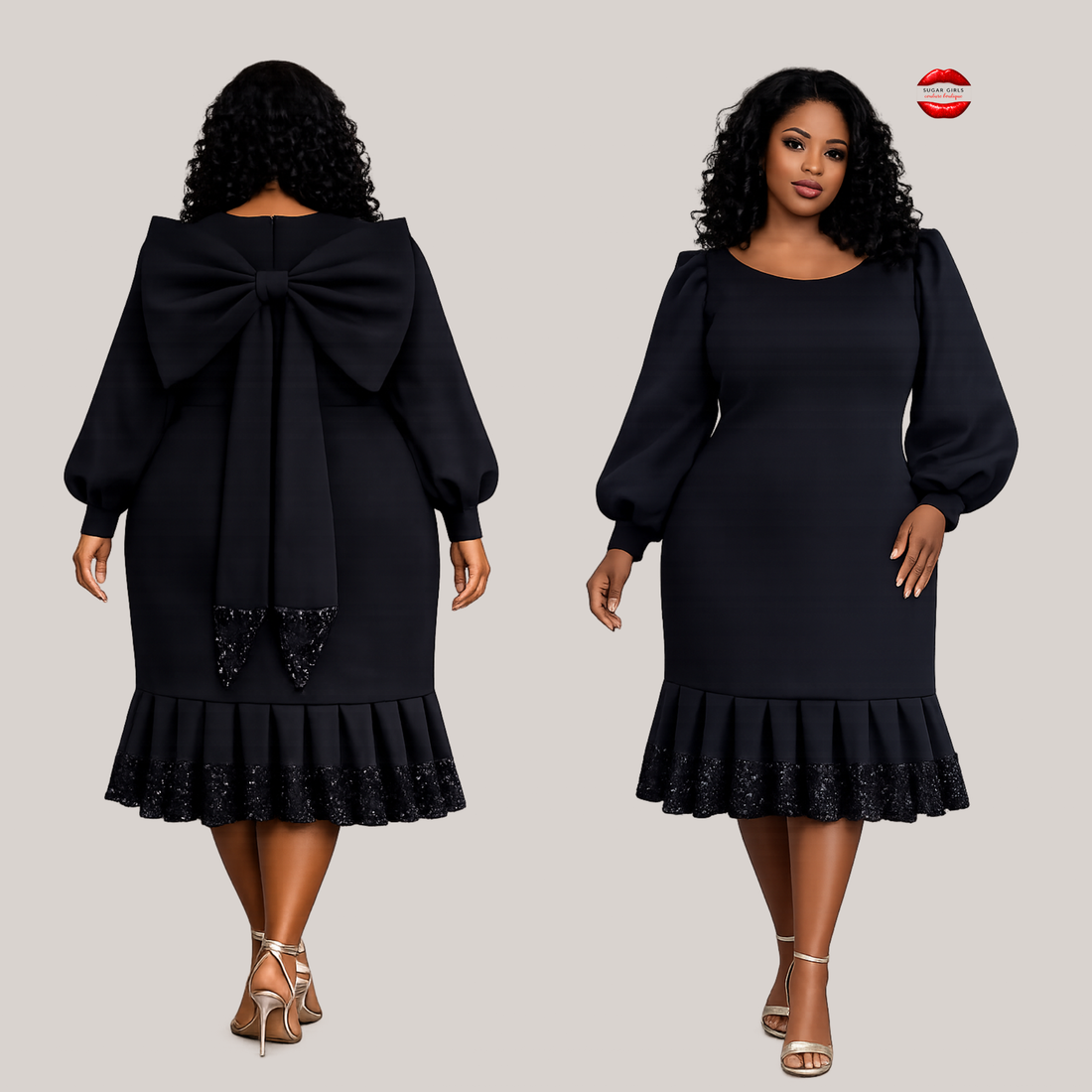 MALINDA BOW DRESS