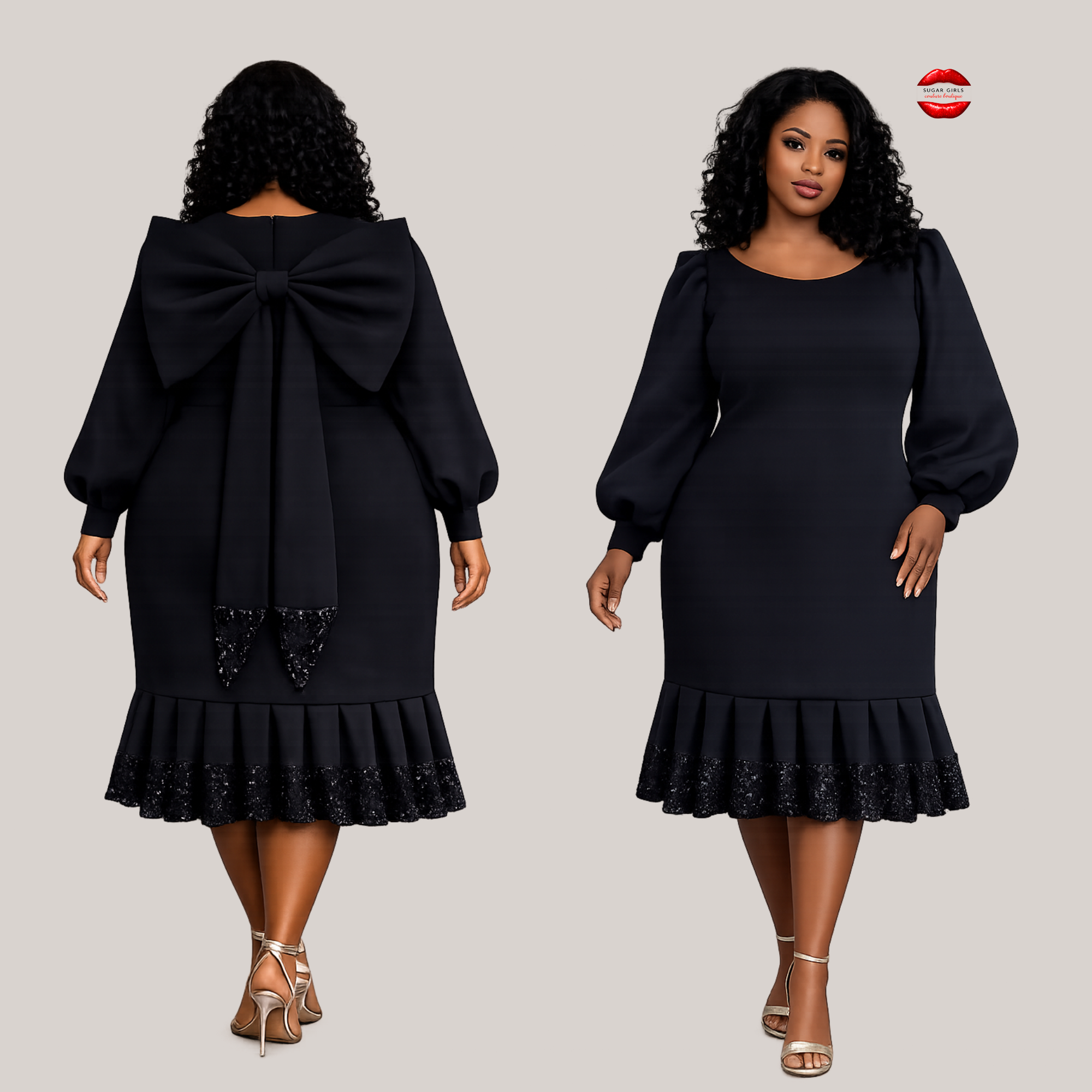 ESTHER BOW DRESS