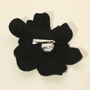 FLOWER BROOCH RED