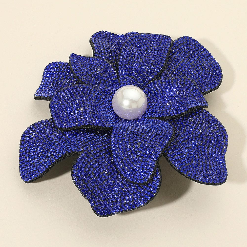 FLOWER BROOCH BL