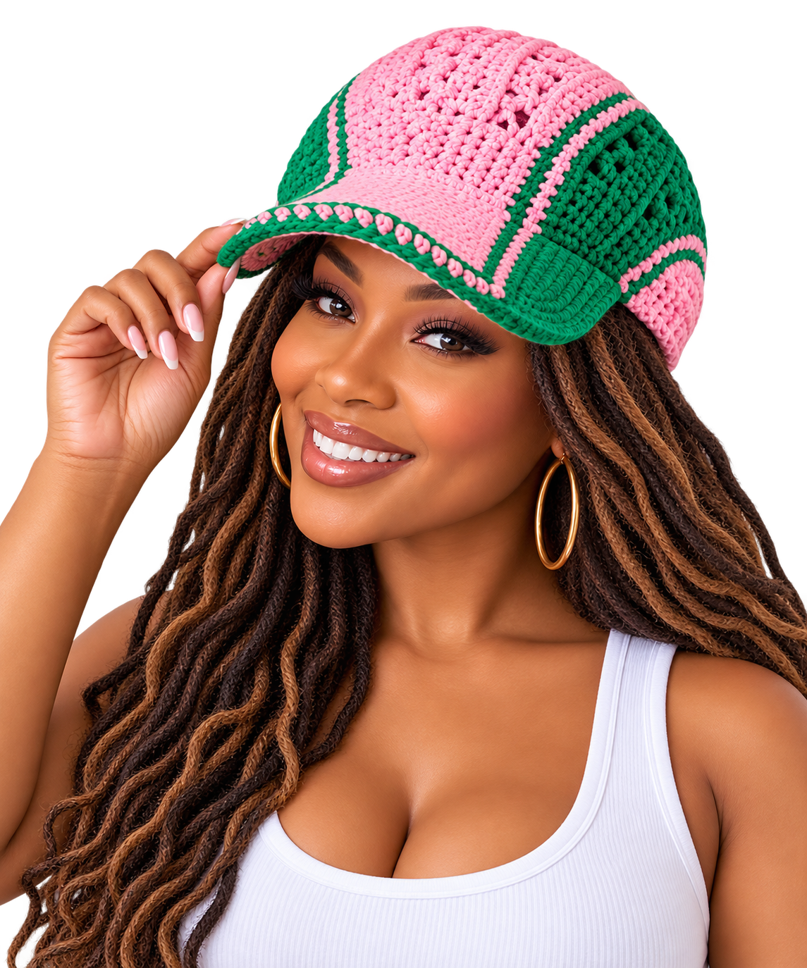 PRETTY LUXE CROCHET CAP