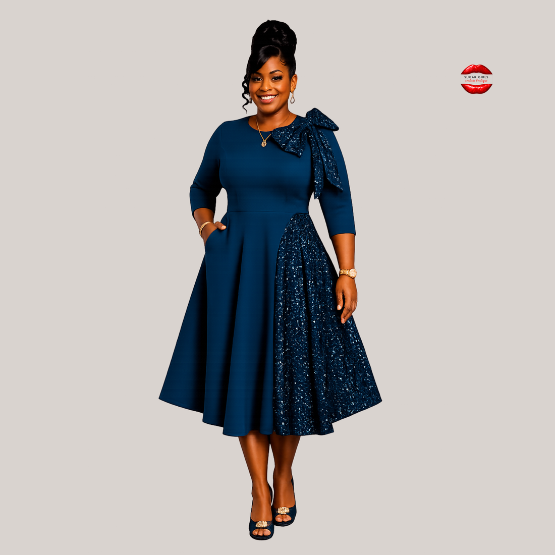 KINDA BLU DRESS