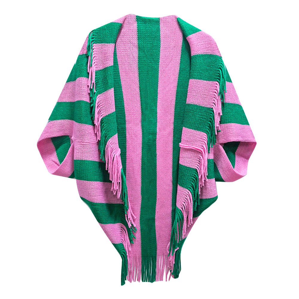 PINK &amp; GREEN CARDI