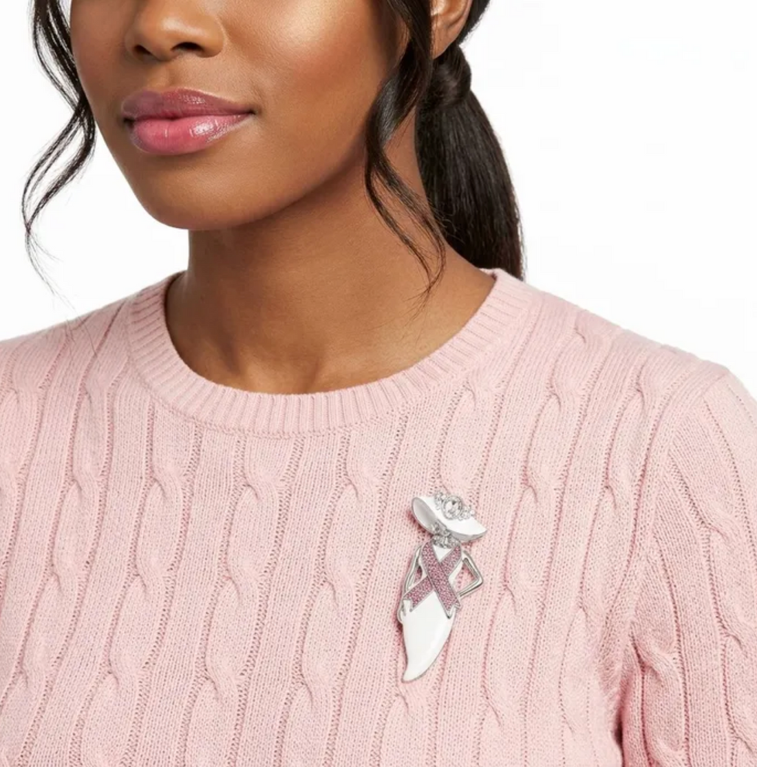 GRACE &amp; STRENGTH  BROOCH