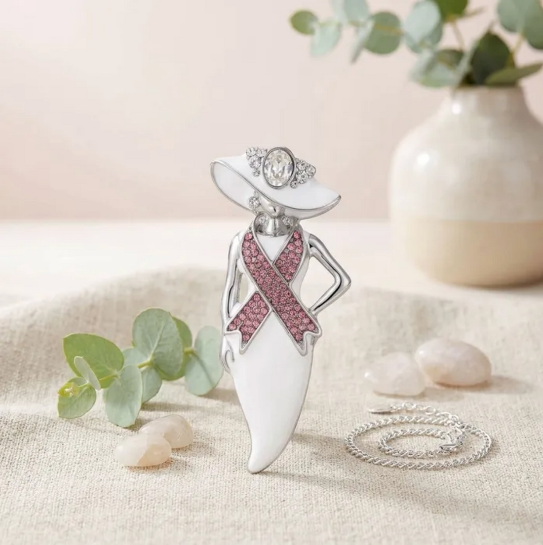 GRACE &amp; STRENGTH  BROOCH