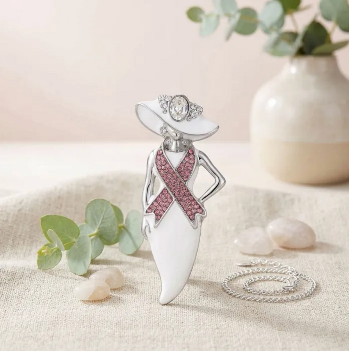 GRACE &amp; STRENGTH  BROOCH