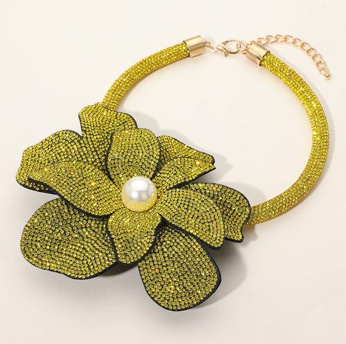FLOWER NECKLACE GD