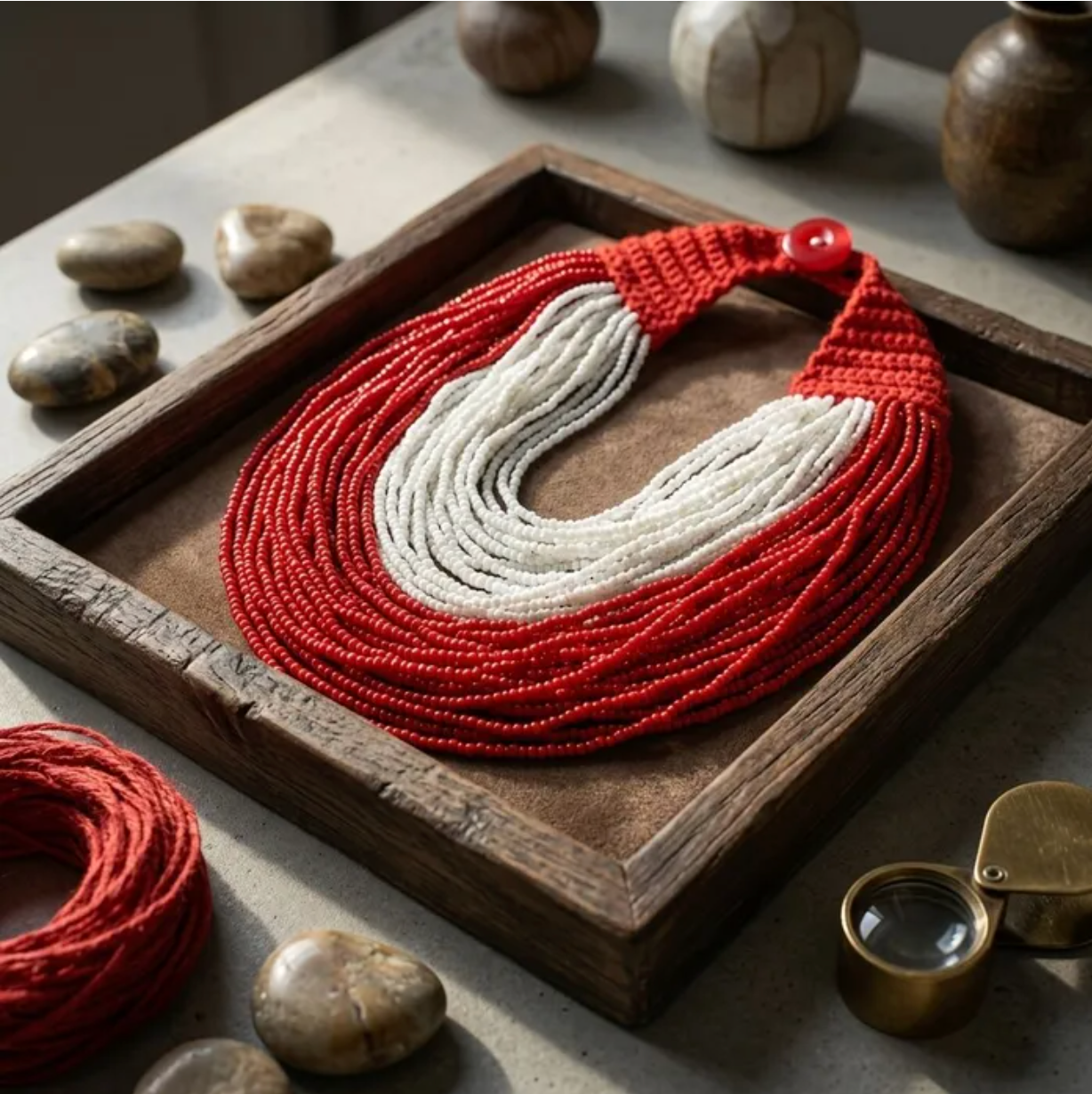 100 STRAND RW NECKLACE