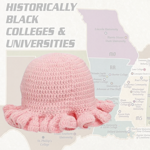 PINK CROCHET BUCKET HAT